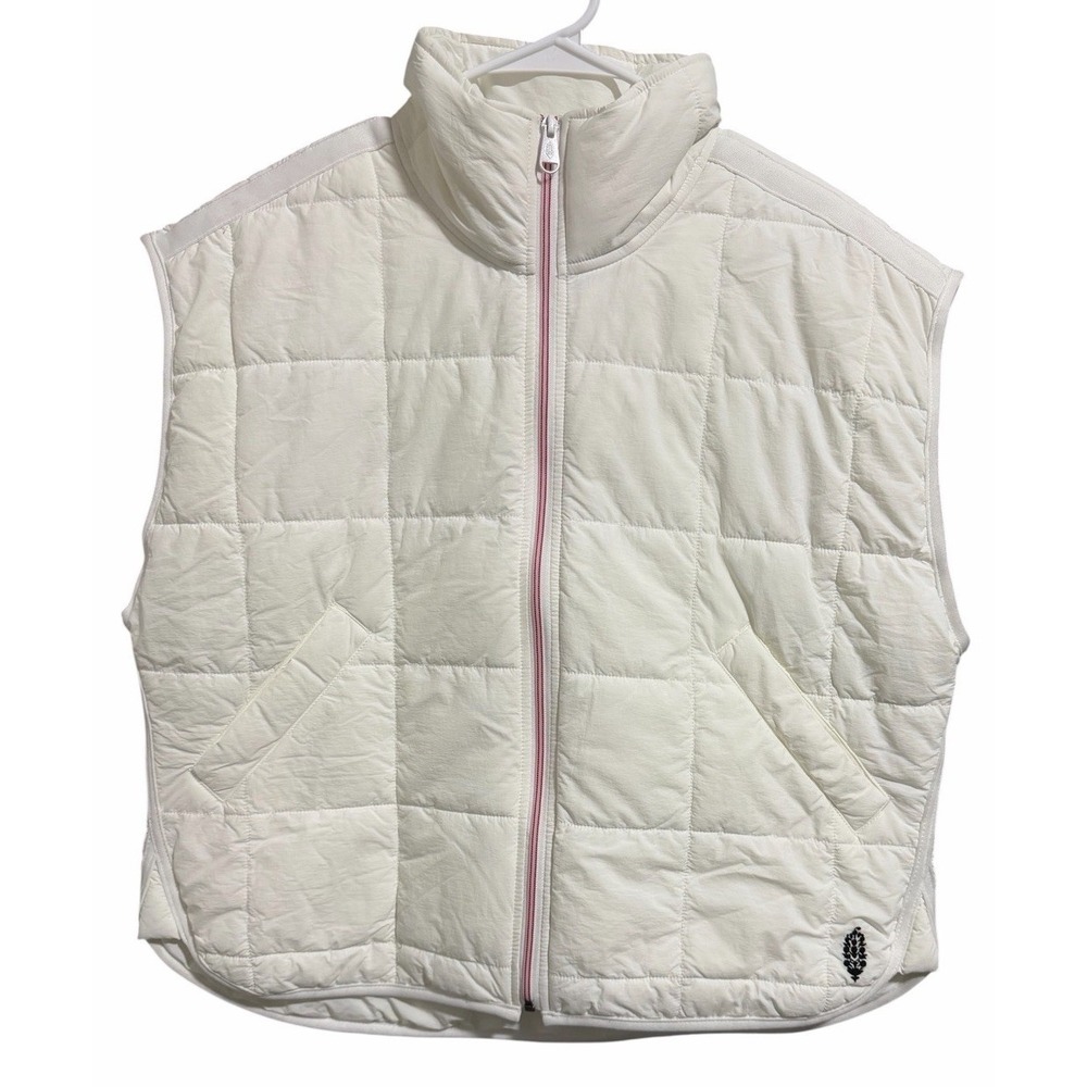 Free People Movement Pippa Packable Puffer Vest White Women's Size Medium